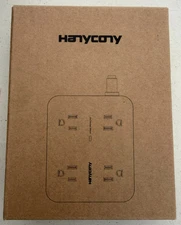 Hanycony Surge Protector Power Strip for Home Office X0042IQJ07 NEW Open Box