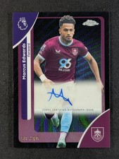 2026 Topps Chrome EPL MARCUS EDWARDS 8/10 Auto Black Wave Refractor #CA-ME