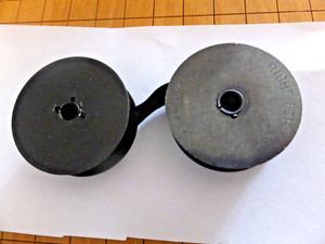1920s Remington Portable Ribbon Spools -w- Ribbon Original Spools