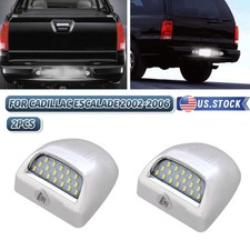 1 Pair Led License Plate Tag Light For Chevy Silverado 1500 2500 3500 1999-2013