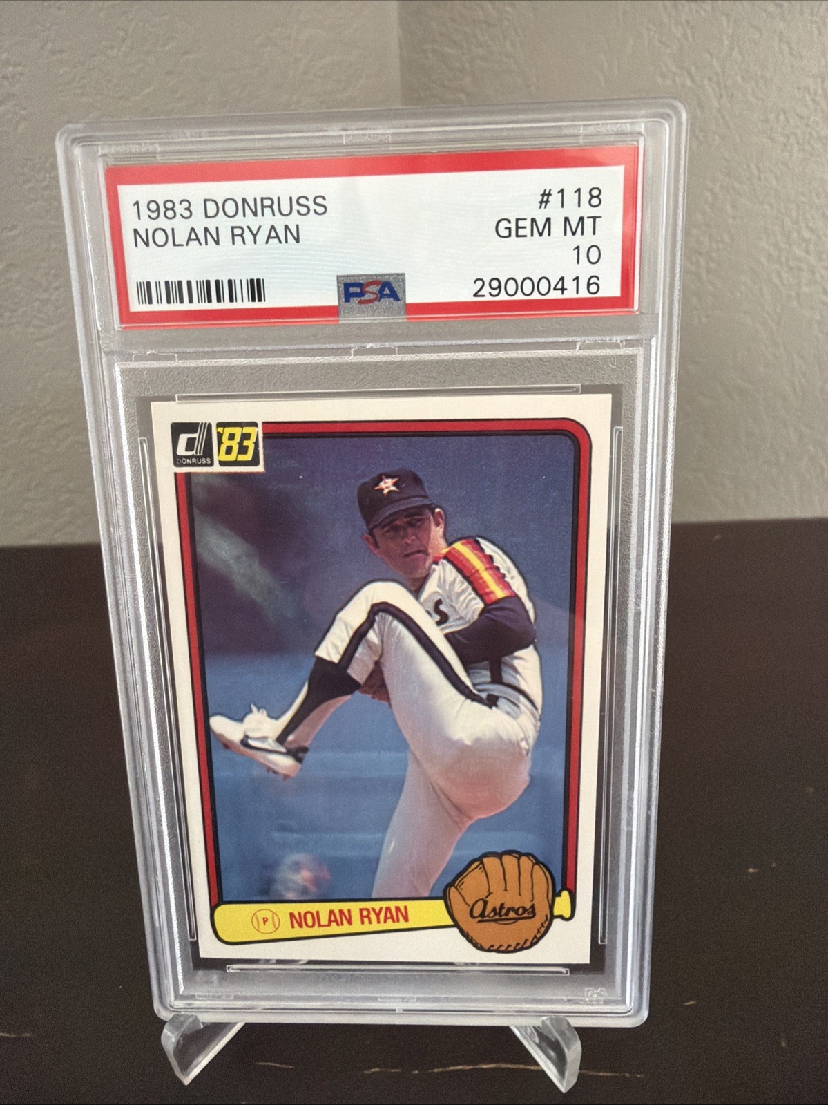 1983 Donruss Nolan Ryan #118 Houston Astros PSA 10 GEM MINT
