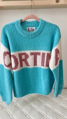 MC2 SAINT BARTH Pullover Light Blue Danya Soft Vorhang Lurex Wolle und Alpaka Gr. M