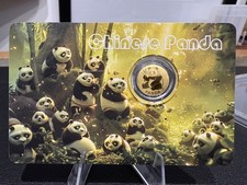Goldmünze Niue Panda 2026 1/1000 oz 0,9999 in Karte