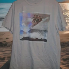 OCEAN CURRENT BEACH STYLE MENS TSHIRT ADULT LARGE
