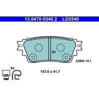ATE 13.0470-5540.2 Bremsbelagsatz FüR Mitsubishi Outlander Eclipse Cross GG W