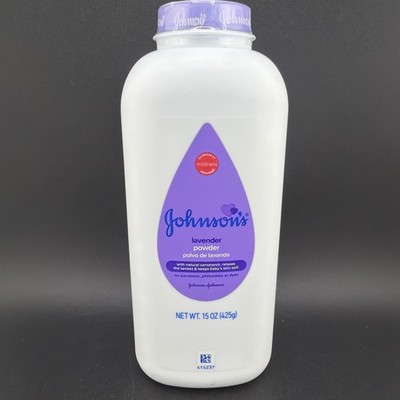 Johnson's Baby Powder Lavender Cornstarch Hypoallergenic 15 oz New Sealed