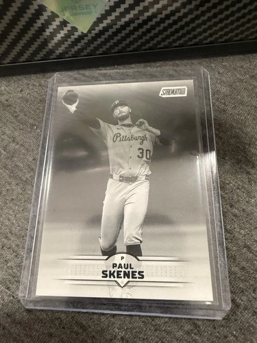 2025 Topps Stadium Club - Paul Skenes Black & White Parallel Card #105 Pirates