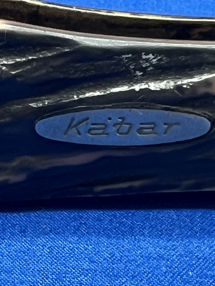 Bonito cuchillo de cazador plegable grande vintage Kabab modelo #1184 EE. UU. Foto 3 de 4