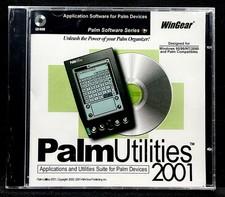 Wingear Palm Utilities 2001 Over 900 Programs for Palm Organizer Factory Sealed