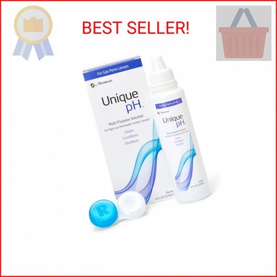 Menicon Unique pH Multi-Purpose Contact Lens Solution With Lens Case (4 Fluid Ou