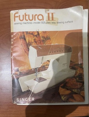 Vintage Singer Futura II Sewing Machine Model 925 - With Original Manual