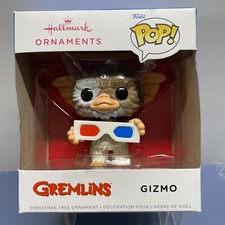 Hallmark Blue Box Christmas Tree Ornament Funko Pop! GREMLINS GIZMO - NEW