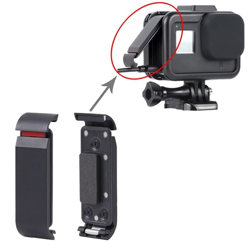 Per GoPro HERO8 cover porta laterale originale fotocamera di ricambio nera-NUOVO - Foto 5 di 5