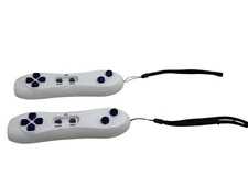 2 YRPRSODF Grey White Interactive And Puzzle Game Handheld TV Game Controllers