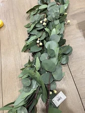Winward Seeded Round eucalyptus  garland  60"