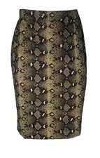 Vintage Yves Saint Laurent Encore Faux Snakeskin Skirt