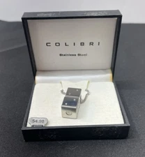 Colibri Jewelry Stainless Steel Dice Necklace New On Chain