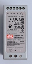 Mean Well MDR-60-5 AC to DC DIN-Rail Power Supply 50W 5VDC 10A
