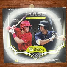 2024 PULSE FUTURES EDITION BASEBALL Sealed Hobby Box 5 AUTO TEEL JONES SHAW !!!!