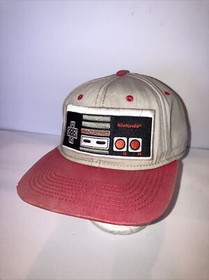 Original Snapback Nintendo Controller Hat Classic NES Select Start