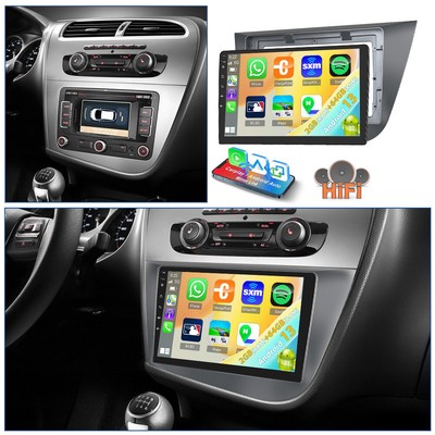 2+64GB Android13 Carplay Autoradio GPS Wifi BT für Seat Leon MK2 1P1 2005-2012