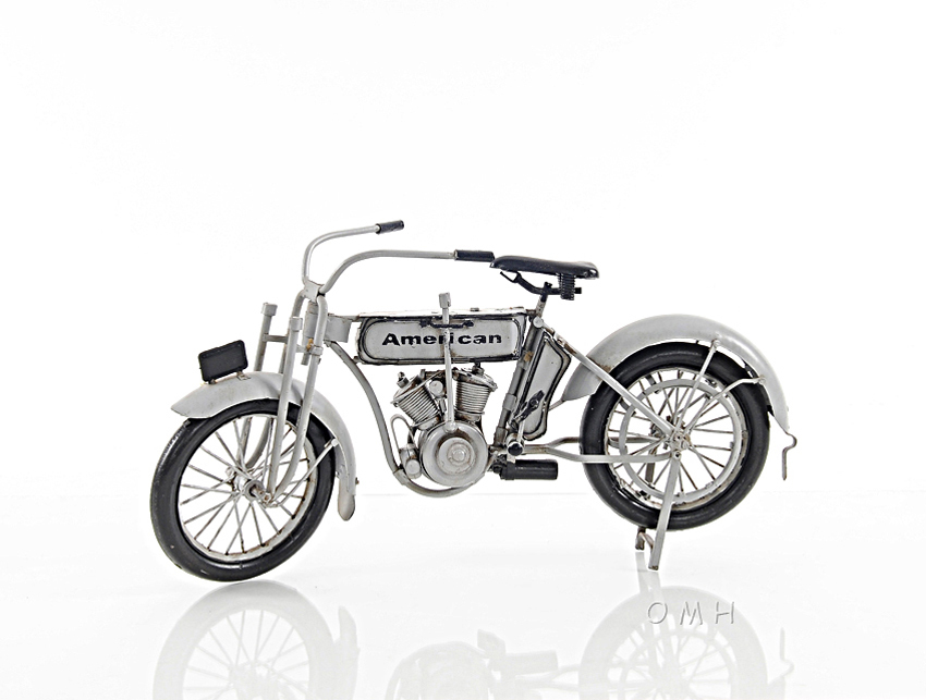 Harley-Davidson Model 7D Twin 1911 Motorcycle Metal Model 12.5
