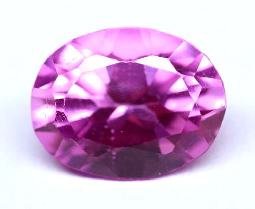 3.55 Ct Certified Flawless Natural Burma Pink Ruby Oval Cut Loose Gemstone - Picture 2 of 5