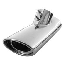 Auspuffblende Endrohr Edelstahl Universal Oval Für Mercedes S Class Klasse W220