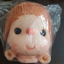 Westrim Crafts 6 in. Mitzy Doll Head Hands Orange Yarn