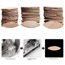 100 St&uuml;ck Holz Kekse Holz Brett Andockwerkzeug Keksverbinder DIY