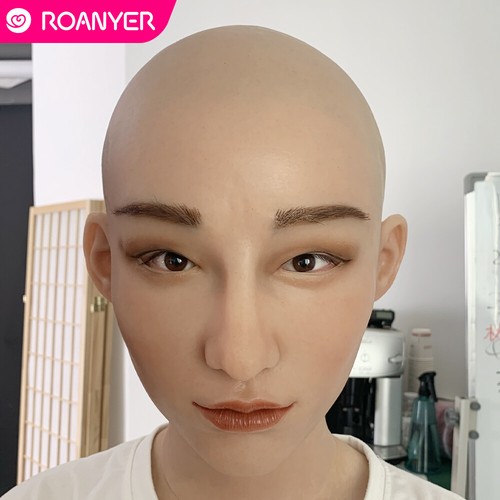 Roanyer Silicona Mujer Máscara Facial Completa Disfraz Travesti Cosplay Fiesta - Imagen 2 de 11