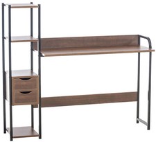 Bureau Widnes avec Plateau en MDF Cadre en Tubes d'acier et Colonne de rangement