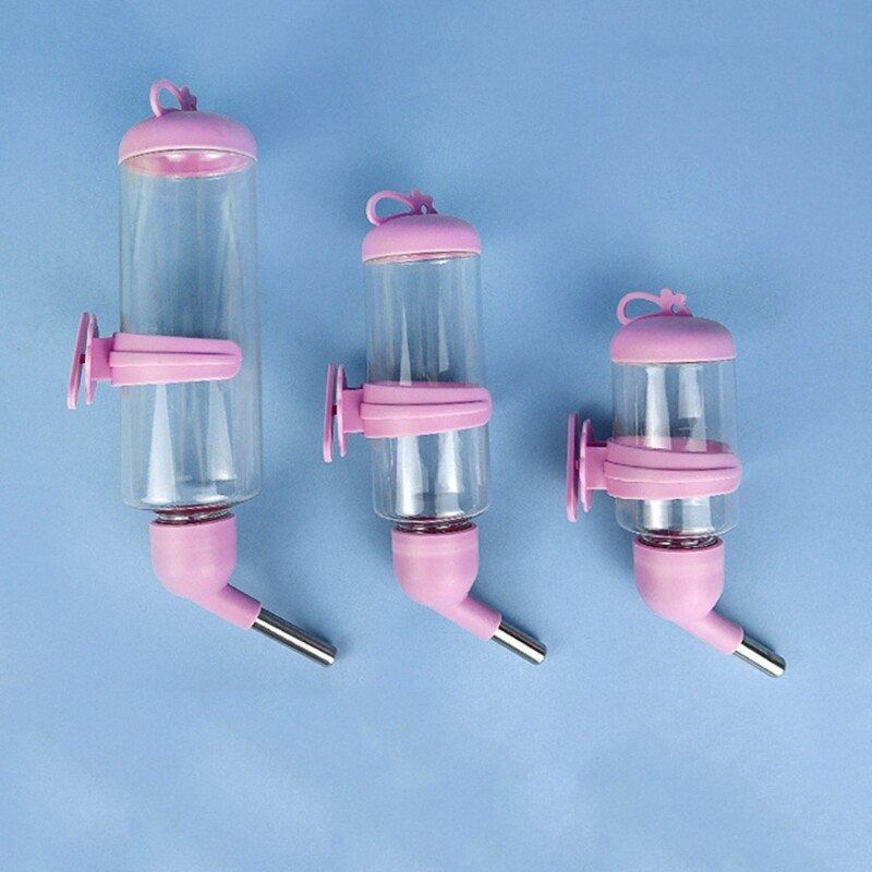 Hangable Hamster Drinker Water Bottle Dispenser Feeder Pet Drinking