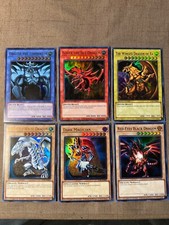 YuGiOh 25TH ANNIVERSARY PROMO GOD CARD   RA SLIFER OBELISK BLUE  RED EYES LC01🔥
