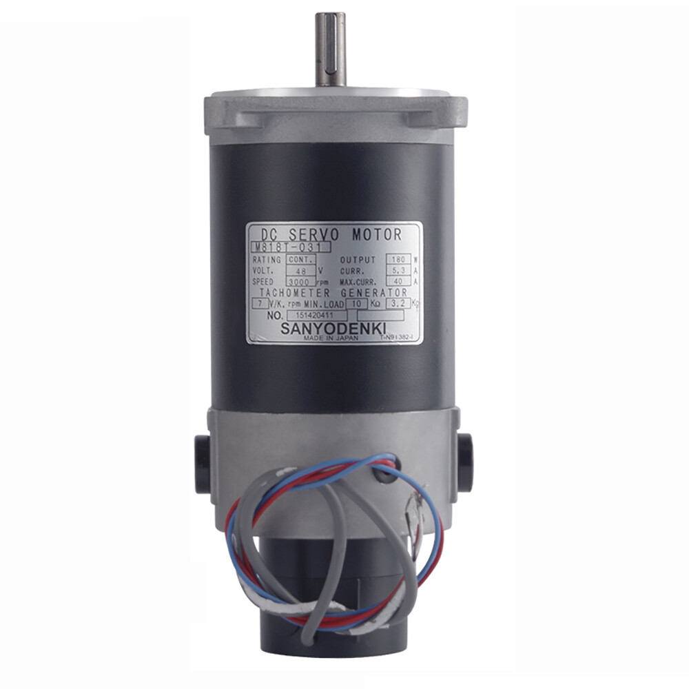 New 48V 180W SANYO M818T-031 Spark Machine Dedicated DC Servo Motor 3000RPM