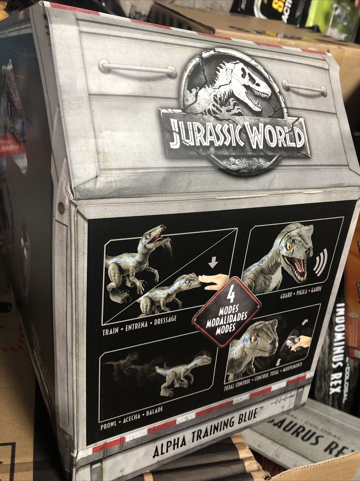 Jurassic World Alpha Training Blue Dinosaur Brand New In Box | eBay