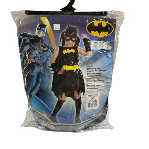 BATGIRL Costume Childs Size 8/10 Halloween DC Comics Play Outfit Trick Or Treat - Picture 6 of 6