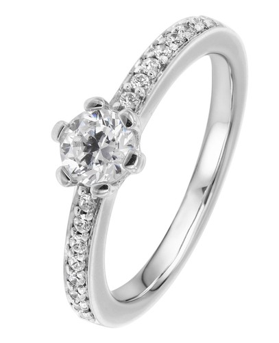 Ciondolo Donna VIVENTY In Argento 925 Con Zirconi Bianchi E Neri, Rodiato, 49x12 Mm, Peso 5,6g
