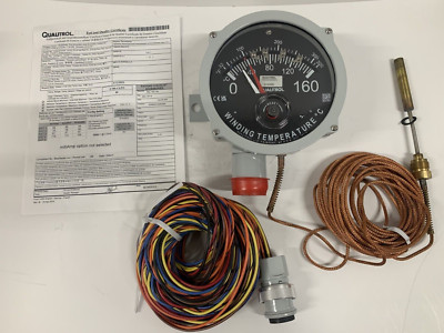 Brand New Qualitrol TR6000-00022972 Liquid Temperature Gauge 0-160c