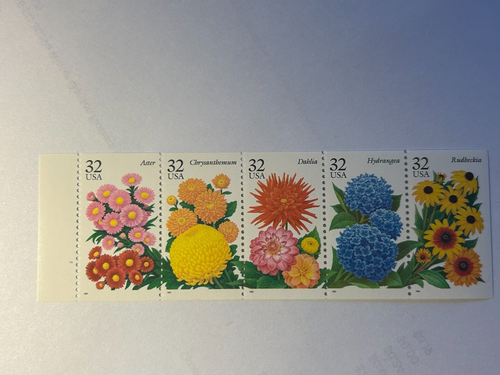 Set Di 4 Francobolli US Garden Flower MNH Mai Piegati - 2764a 2833a 2997a 3029a
