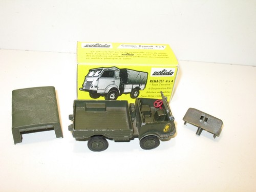 SOLIDO Renault Military Truck Metal Wheels, Red Steering Wheel + Suspension - Picture 5 of 5