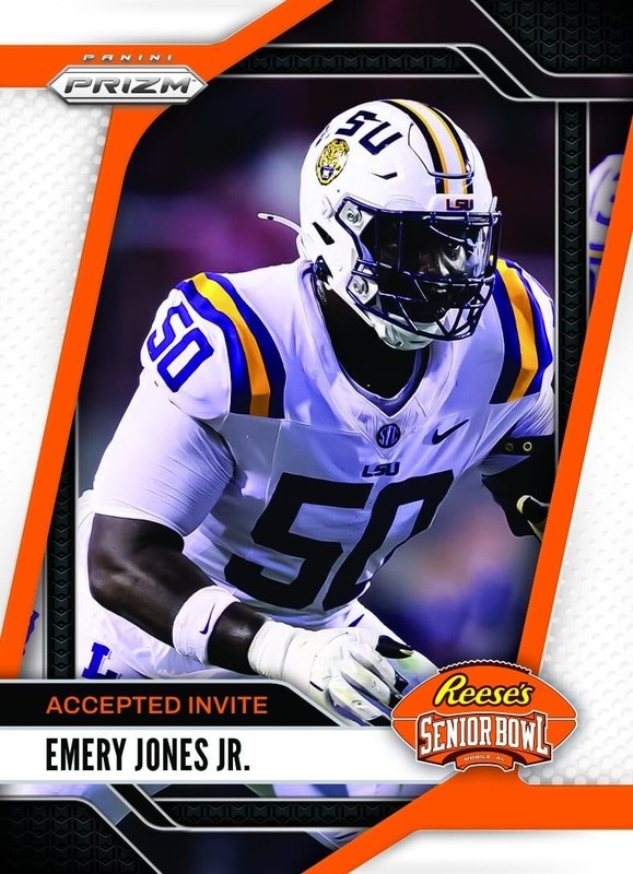 2025 SENIOR BOWL LSU TIGERS EMERY JONES JR BALTIMORE RAVENS ACCEPT INVITE ROOKIE