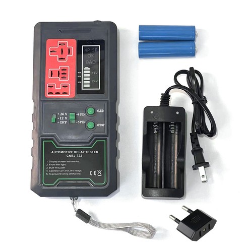 Car 12V/24V Relay Tester Auto Diagnostic Tools Electronic Relay Tester AU R3I8 - Picture 2 of 12