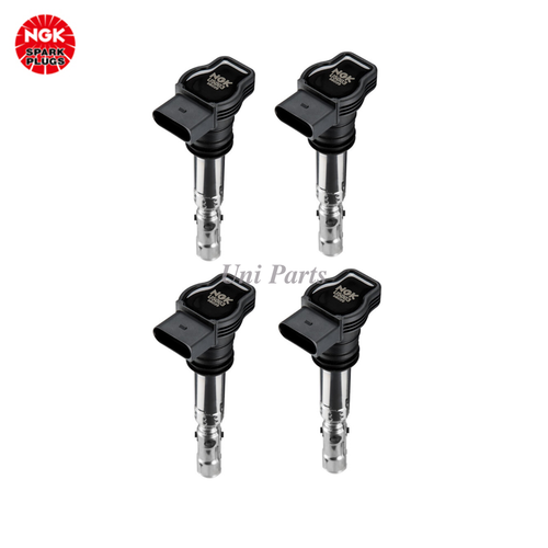 06A905115A For VW Beetle Jetta Golf Audi A3 A6 1.8L 4 pcs OEM NGK Ignition Coils - Picture 2 of 5