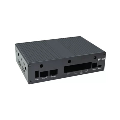 For Banana Pi R4 BPI-R4 Case Protective Box Cooling Fan 12V for BPI-R4 Board New