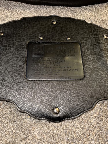 Ring of Honor World Championship Replica Belt W/ Figures Toy Company 2020 RARE - Picture 15 of 24