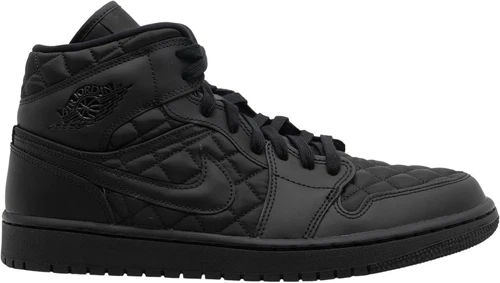 Jordan 1 Mid SE Black Quilted