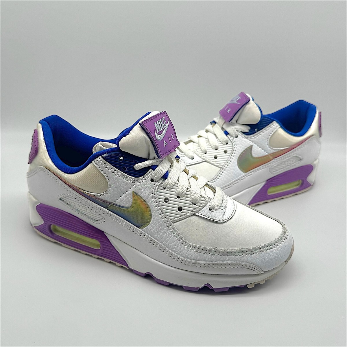 Nike Air Max 90 Easter Purple White 2020 Womens Trainers UK Size  CJ0623-100