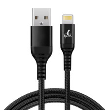 2-pack USB Cable for iphone/ipad fast charger cable, nylon braided, 3.3 feet