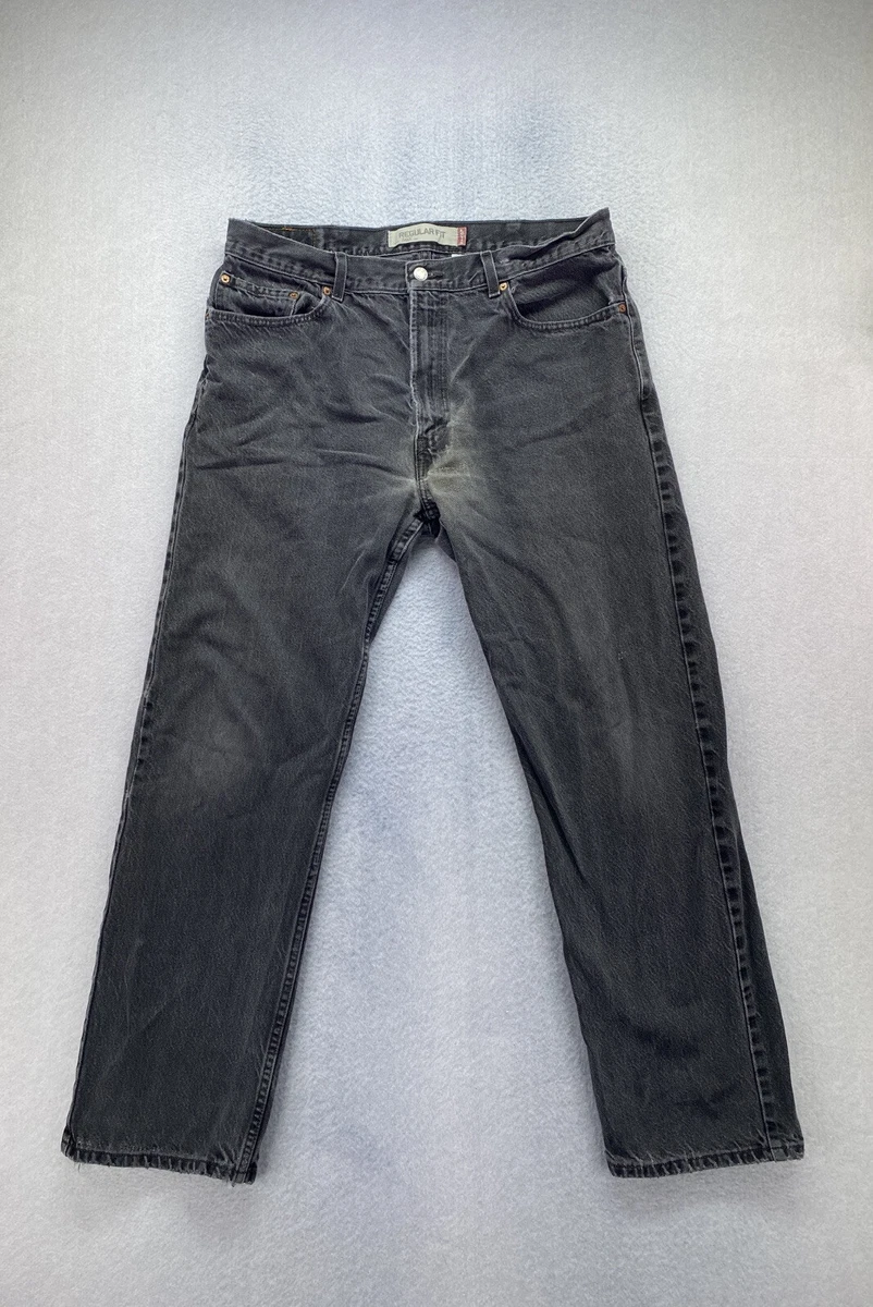 Black ripped straight leg jeans hot sale